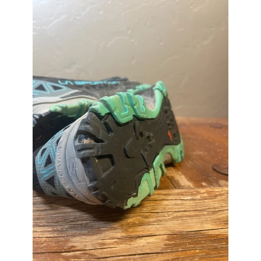 La Sportiva Bushido II Trail Running Shoes Womens 9.5 Blue Sneakers Hiking MTN